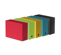 Lot de 5 Boîte de transfert Toilée 34x25,5, dos de 90, en carte, coloris vifs assortis (5)