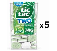 Tic Tac Deux saveurs de menthe verte, 38,5 g