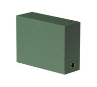 Lot de 5 Boîte transfert Ferilin FAST, dos de 9 cm, en carton rigide recouvert de papier toilé vert