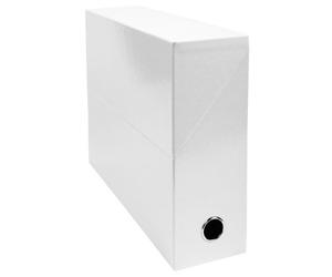 Lot de 5 Boîte transfert IDERAMA, carte pelliculée, dos de 90, coloris blanc