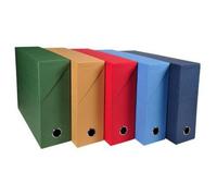 Lot de 5 Boîte transfert Papier toilé en carte 15/10e, dos de 90, coloris assortis (5)