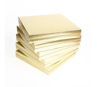 Lot de 5 boîtes à chocolat de luxe avec 4 x 4 compartiments - Boîtes cadeaux colorées et robustes en carton - Emballage vide avec 16 compartiments pour chocolats faits à la main, cadeaux de mariage ou