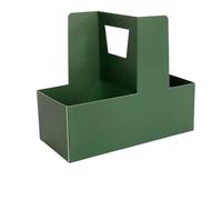 Lot de 5 boîtes à fleurs épaisses for bouquets, emballages for compositions florales Pour Les Fleuristes(Green)