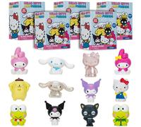Lot de 5 boîtes aveugles mystères Hello Kitty et ses amis - Série 1 - Mini jouet mystère Sanrio à collectionner de 5,1 cm - Les styles varient - Cadeau de Saint-Valentin et Pâques pour enfants,