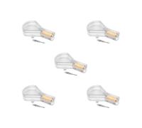Lot de 5 boîtes de peinture à bords en cuir faciles à utiliser pour maroquinerie et joint d'huile fin fileté