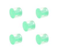 Lot de 5 boîtes de rangement portables faciles à utiliser pour ruban de gymnastique rythmique Vert 7,2 x 6,4 cm