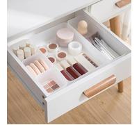 Lot de 5 boîtes de rangement pour tiroir de chambre à coucher,commode,salle de bain,cuisine,givré 5 pièces