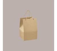 Lot de 5 boîtes en carton pour emballages Sac avec cordons Modèle Havane