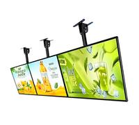 Lot de 5 boîtes lumineuses à LED pour restaurants et cafés, 50 × 80 cm