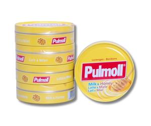 Lot de 5 boites Pulmoll Lait Miel | Pastilles Pulmoll Depuis 1946
