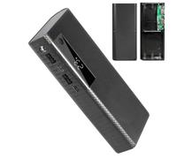 Lot de 5 boîtiers de batterie 21700 à tête plate, 5 V 2,1 A, USB Power Bank Box avec écran LED, sans soudure, kit de bricolage pour la maison et l'extérieur