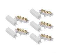 Lot de 5 borniers ZK 1116 1000 V 1000 A pour interconnexions électriques à usage général, y compris contrôle et surveillance de l'éclairage