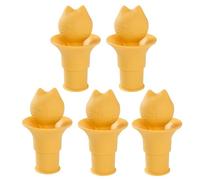 Lot de 5 bouchons à vin pétillant réutilisables et entonnoir 2 en 1 pour vin pétillant K Fresh, pour bouchon, joint d'étanchéité pour garder les vins