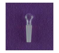 Lot de 5 bouchons de laboratoire en verre à joint rodé 10/30