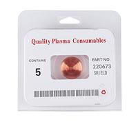 Lot de 5 bouchons de protection plasma haute température pour lampe de coupe MAX45 consommables 220673