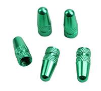 Lot de 5 bouchons de valve de vélo en aluminium pour bouchons de valve de vélo