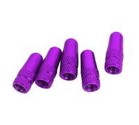 Lot de 5 Bouchons de Valve Presta pour vélo Violet