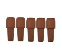 Lot de 5 bouchons hermétiques à double joint pour conserver la fraîcheur | Pour système de double étanchéité, bloque l'entrée d'air, préserve l'arôme de la saveur, convient aux bouteilles standard