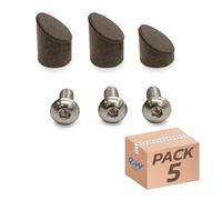 Lot de 5 bouchons noirs pour garde-boue arrière GX2.0 Xiaomi