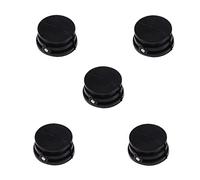 Lot de 5 bouchons pour laisse de surf et longboard Noir 25 mm | Plastique nylon durable, broche en acier inoxydable, grand espace, réparation de planches ou nouvelles constructions