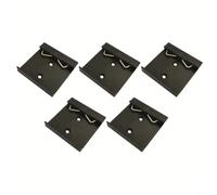 Lot de 5 boucles de rail DIN 35 mm pour adaptateur de montage sur rail de guidage C45 utilisé dans les équipements de distribution d'énergie (26 mm)