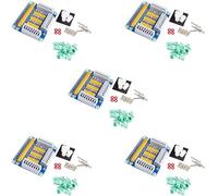 Lot de 5 boucliers d'extension multifonctions Raspberry GPIO avec vis