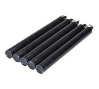 Lot de 5 Bougies Chandelier "Essentiel II" 19cm Noir G