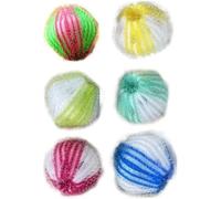 Lot de 5 boules de lavage réutilisables pour poils d'animaux domestiques, machine à laver, séchage des poils pour chien, chat, animal domestique, boules de lavage pour enlever les peluches