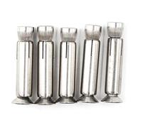 Lot de 5 boulons à expansion hexagonaux en acier inoxydable 304 M8 x 60