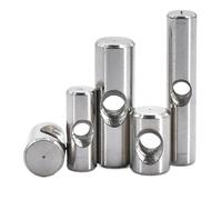 Lot de 5 boulons cylindriques en acier inoxydable 304 M4 M5 M6, goujon à trou transversal, écrou encastré for accessoires meubles bois(M5x30)