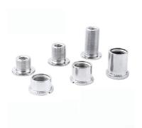 Lot de 5 boulons de plateau de vélo en acier inoxydable pour pédalier simple, double, triple compatibilité avec VTT et vélo de route (B)
