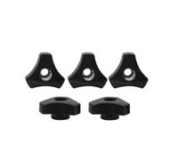 Lot de 5 boulons en T M8 et écrous en T pour tables de défonceuse, clôtures de perceuse et établis - Boulons métalliques résistants à la chaleur + écrous en plastique sans dénudage en laiton (5 écrous