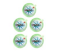 Lot de 5 boussoles de poche professionnelles portables pour randonnée 45 mm pour un guidage directionnel précis