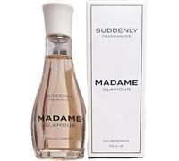 Lot de 5 bouteilles d'eau de parfum Suddenly Madame Glamour 5 x 50 ml