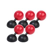 Lot de 5 boutons d'arrêt de moteur de voiture - 1 à 20 pièces - En plastique - Avec levier - Décoration intérieure universelle - Accessoires de mise à niveau pour voitures - Rouge