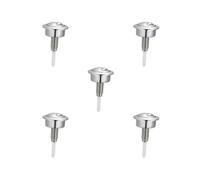 Lot de 5 boutons de chasse d'eau pour salle de bain, toilettes, maison, 87,2 x 48 mm
