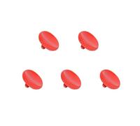 Lot de 5 Boutons de déclenchement en cuivre Pur moleté concave pour Appareil Photo Fuji X-M5 XT50 X-T5 X-T4 X-T3 X-T2 X-T30 X-T30 II X-T20 X-T10 X100VI X100V X-E3 (Rouge)