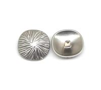 Lot de 5 boutons dorés irréguliers, adaptés aux coupe-vent, manteaux, vêtements, couture et accessoires de bricolage.,30 mm