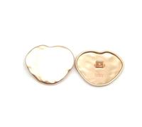 Lot de 5 boutons dorés irréguliers, adaptés aux coupe-vent, manteaux, vêtements, couture et accessoires de bricolage.,30 mm