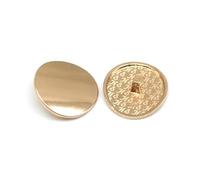 Lot de 5 boutons dorés irréguliers, adaptés aux coupe-vent, manteaux, vêtements, couture et accessoires de bricolage.,35 mm