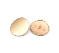 Lot de 5 boutons dorés irréguliers, adaptés aux coupe-vent, manteaux, vêtements, couture et accessoires de bricolage.,35 mm