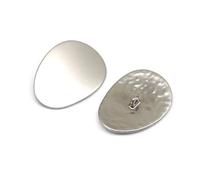 Lot de 5 boutons dorés irréguliers, adaptés aux coupe-vent, manteaux, vêtements, couture et accessoires de bricolage.,32x41mm