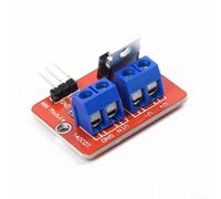 Lot de 5 boutons MOSFET pour module pilote IRF520 Port numérique adapté pour Arduino pour Raspberry Pi pour LED et applications de moteur