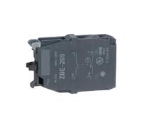 Lot de 5 boutons-poussoirs Harmony ZBE205 de 22 mm, bloc de contacts additionnel, 1 contact NO et 1 contact NF.