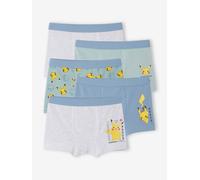 Lot de 5 boxers Pokémon Pikachu bleu ciel 12A