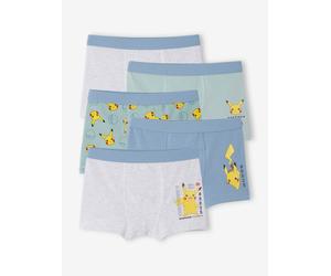 Lot de 5 boxers Pokémon Pikachu bleu ciel 5A