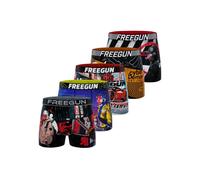Lot De 5 Boxers Street Ninja Violet/rouge/blanc/noir 10/12A