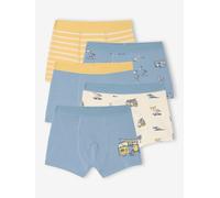 Lot de 5 boxers stretch garçon bleu ciel 3A