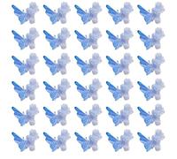 Lot de 5 breloques papillon 3D pour la fabrication de bijoux, breloques colorées en résine, décoration d'ongles, fournitures d'ongles
