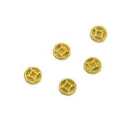 Lot de 5 breloques pour décoration d'ongles avec nœud chinois et strass